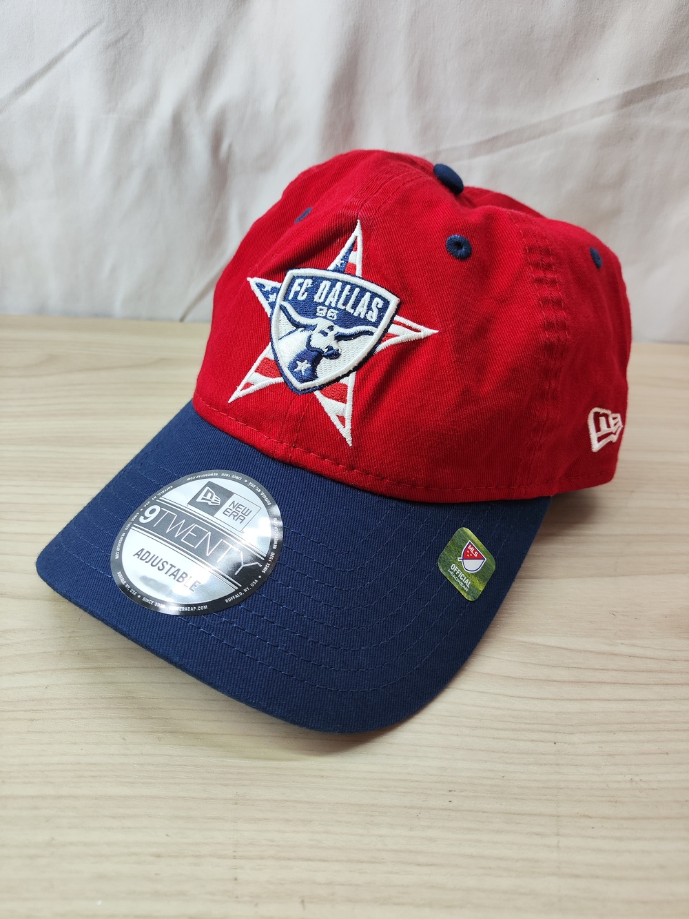 FC Dallas Hat Cap Strap Back Red Blue MLS Soccer Mens One Size New Era